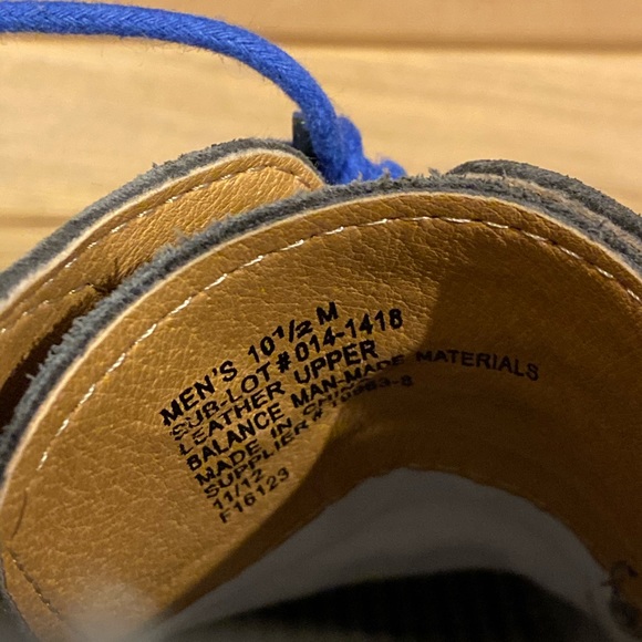 Stafford Leather Suede Grey Oxfords - Picture 3 of 3